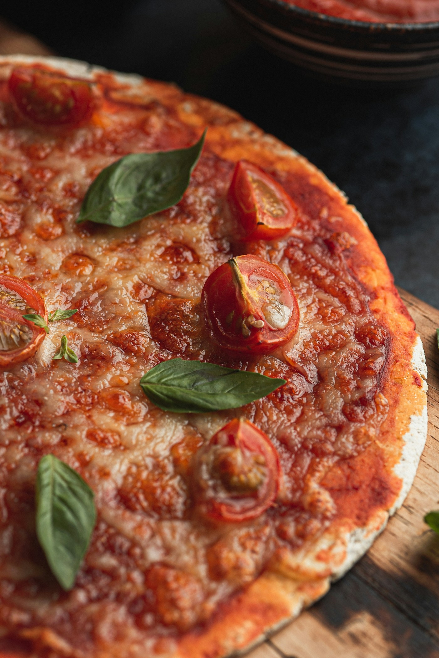 Margherita Pizza — illustrative food photography